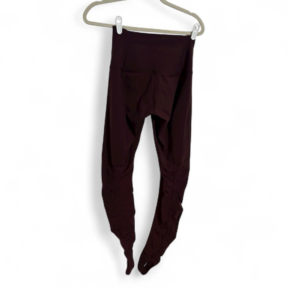 Lululemon Athletica Maroon Leggings - Picture 2 of 10